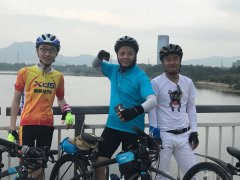 橙智汇兄弟从深圳龙华出发骑行到东莞松山湖